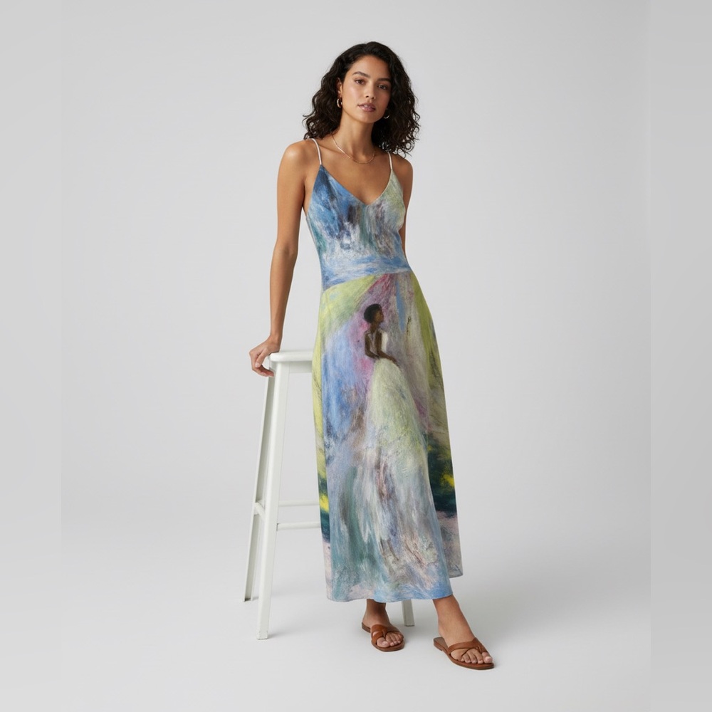 Into the Light Maxi  Slip Dress